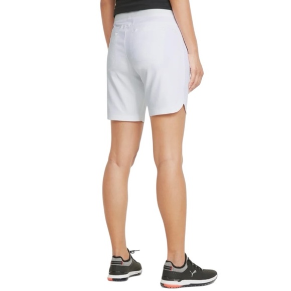 PUMA Ladies Bermuda Shorts Bright White 8”with UPF Protection Size XXL NEW - Picture 6 of 8